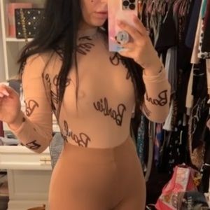 Barbie Missguided sheer bodysuit